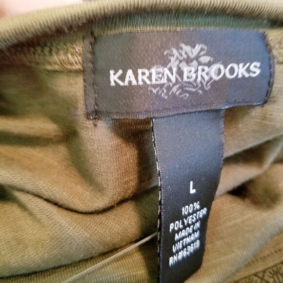 Karen Brooks NWT Short Sleeve top size L - Picture 5 of 6